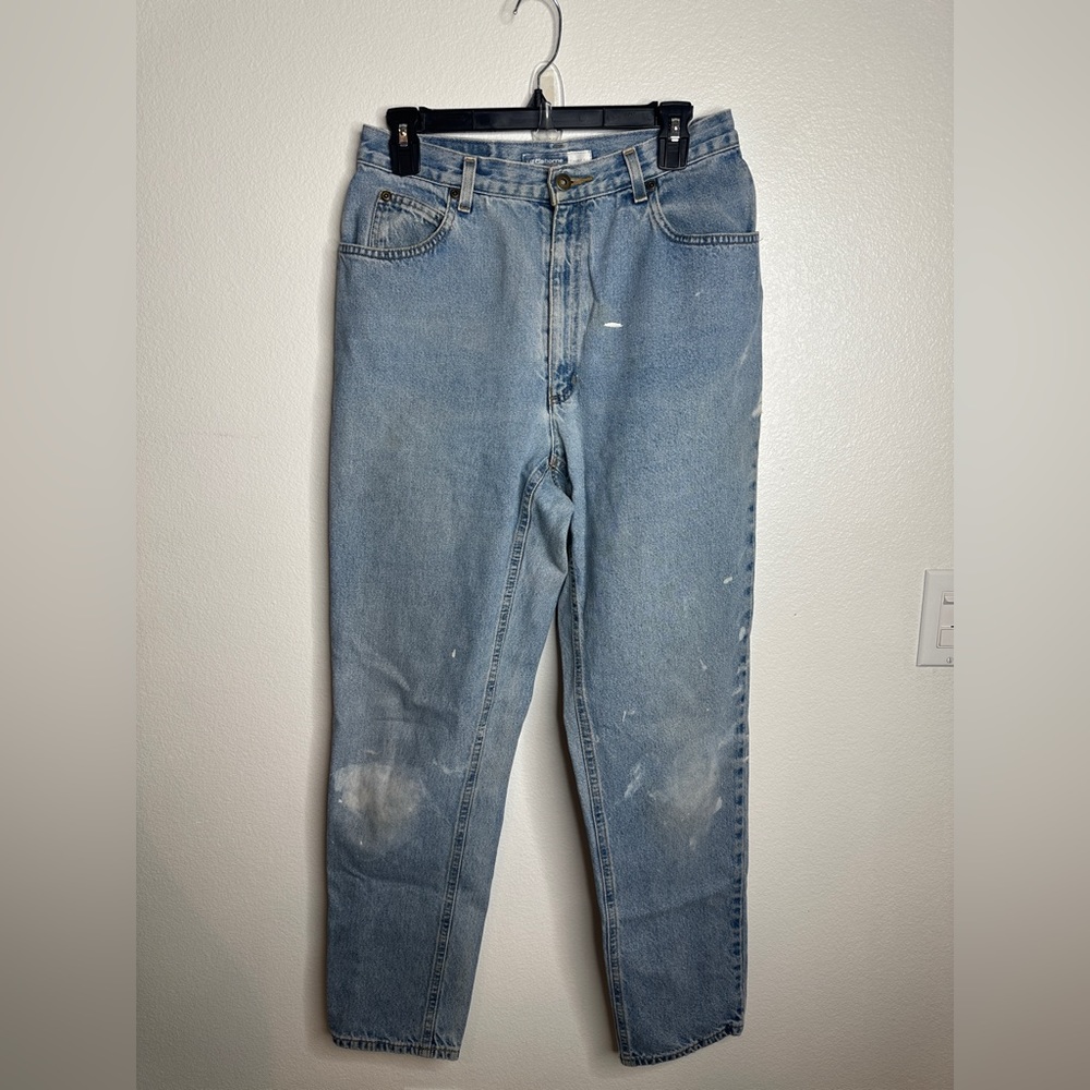Liz Claiborne Classic fit Light Blue High Rise Mom Jeans Size 12